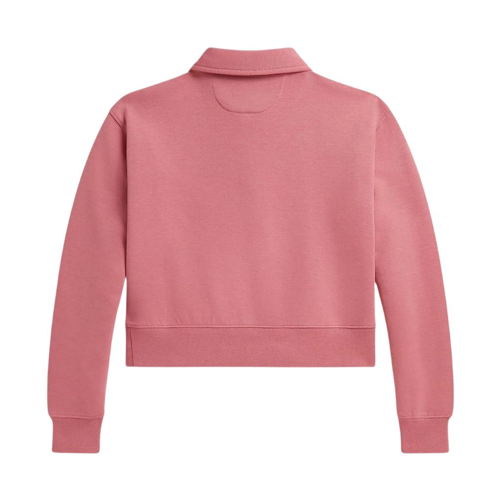 Ralph Lauren Mädchen Fleece Viertel Reißverschluss Crop Sweatshirt