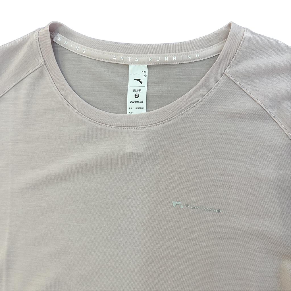 Anta Lightweight Breathable Sports Shoulder Sleeve T-Shirt Women tops 162625115-1