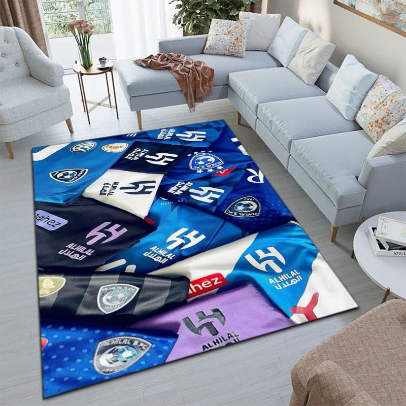 Roshn Saudi League football team Al Hilal SFC Neymar da Silva Santos Júnior carpet is suitable for living room and bedroom office decorative carpet K1