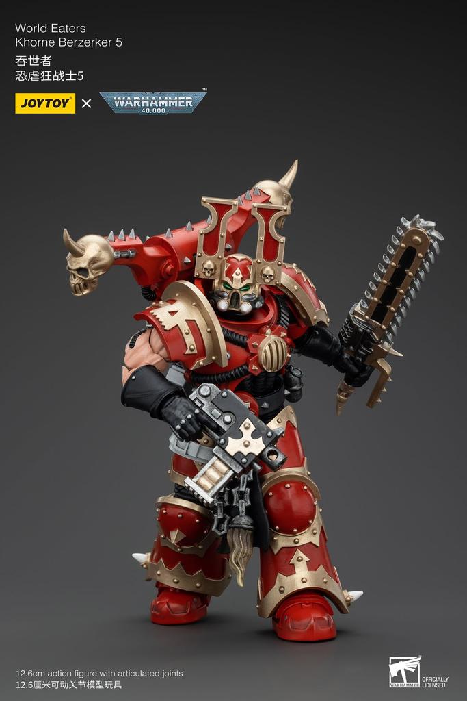 JOYTOY Warhammer World Eater Khorne Berzerker 5 Scale Action Figure 40,000 1/18 (Assembled)