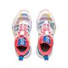 Li Ning Kids Fashion Trend Sports Versatile Shock Absorption Rebound Low Top Basketball Shoes Kids sneaker White New-French-Blue YKBS046-21