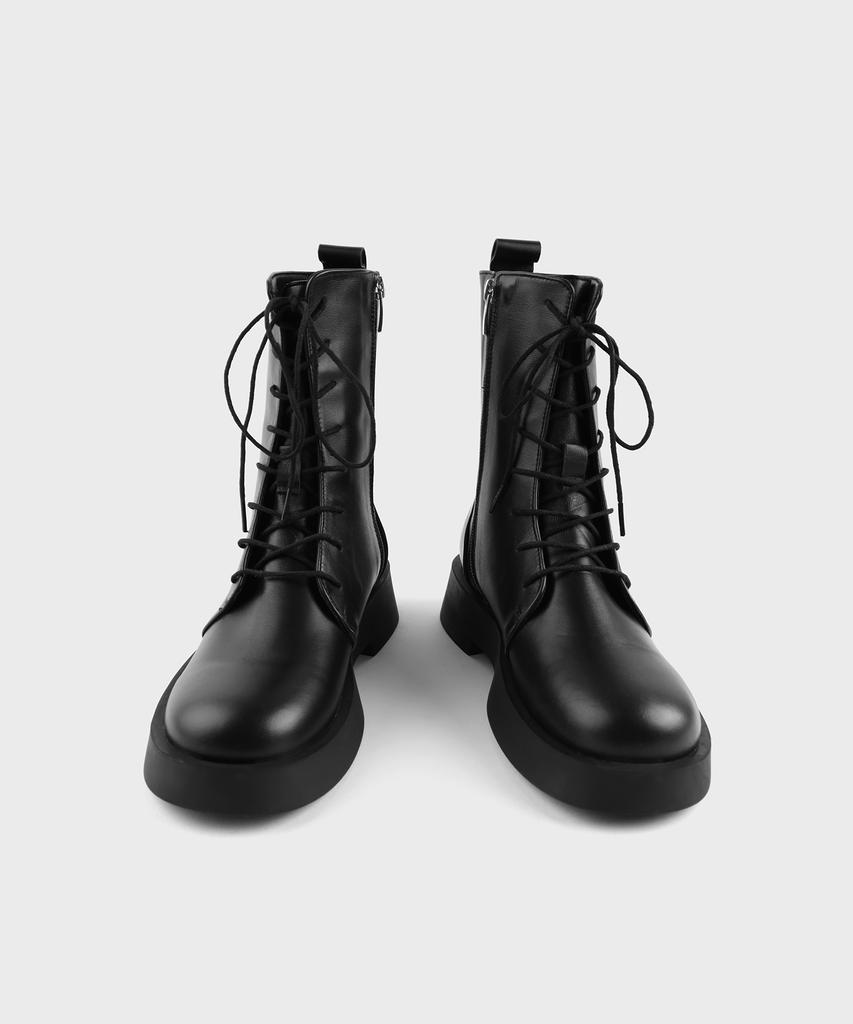 Moodnight Haley Lace-Up Platform Walker Ankle Boots - 3 Colors