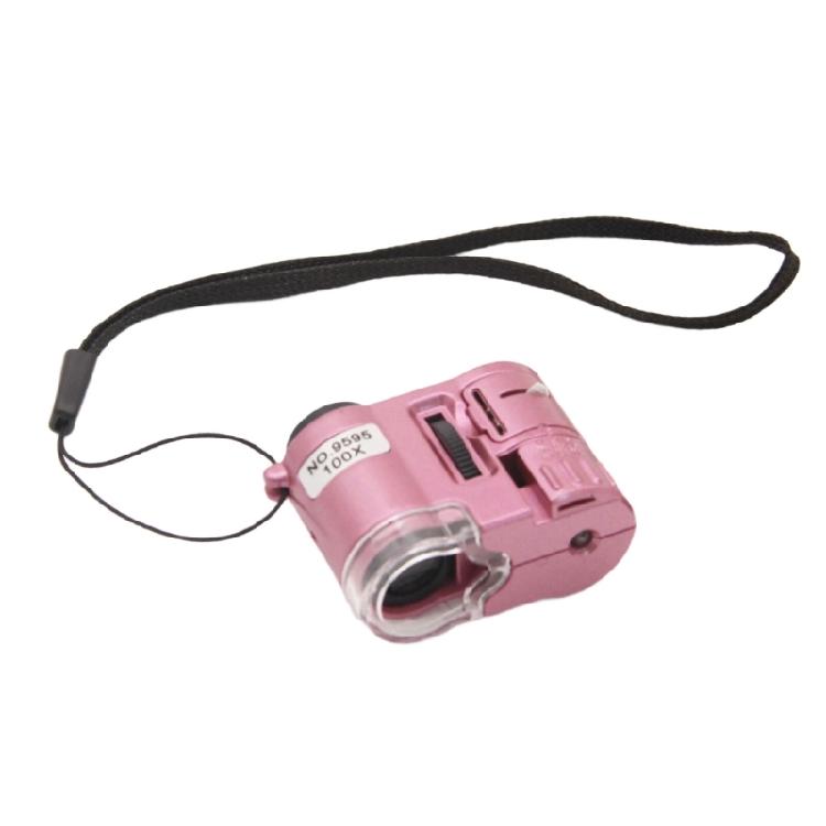 Portable 80X 100X LED Magnifying Glass Featuring Shatterproof Acrylic Lens for Detailed Antique Jewelry Analysis