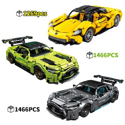 Creative Technical Sports Car Building Blocks Set MOC Assembly Bricks Desktop Collection Ornament Festival Gift Adults Children