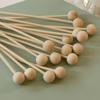 30Pcs/Lot Fireless Wood Ball Aroma Reed Diffuser Sticks Fragrance Diffuser Aromatherapy Rattan Reed Stick DIY Home Decoration