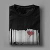 Banksy T-Shirt Sommer Zerrissenes Ballonmädchen Neuheit T-Shirts Herren Reine O-Ausschnitt Übergröße Kleidung Kurze Ärmel Lustiges T-Shirt