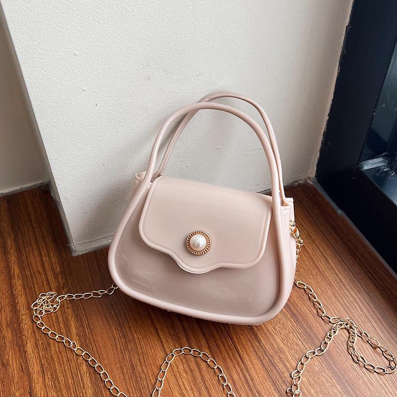 Fashionable Casual Handheld Small Square Bag 2024 Spring Popular New Simple Single Shoulder Diagonal Commuter Women's Bag