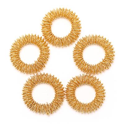 5Pcs Finger Massage Ring Acupuncture Acupressure Health Care Body Massager