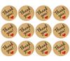 120 Pcs Thank You Stickers Labels Sealing Craft Wedding Favours Letters Card Gifts