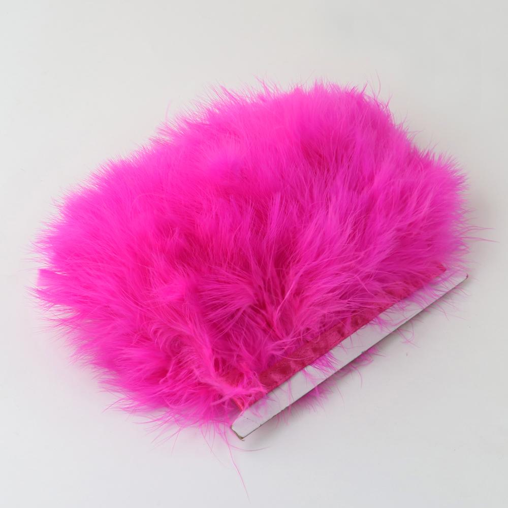 1Meter Fluffy Turkey Feathers Trim Fringe Ribbon 8-10Cm Marabou Feather For Craft Fringe Sewing Wedding Party Clothing Dress