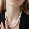 TOU CRH004 Classic Mood Semi Bold Pearl Necklace
