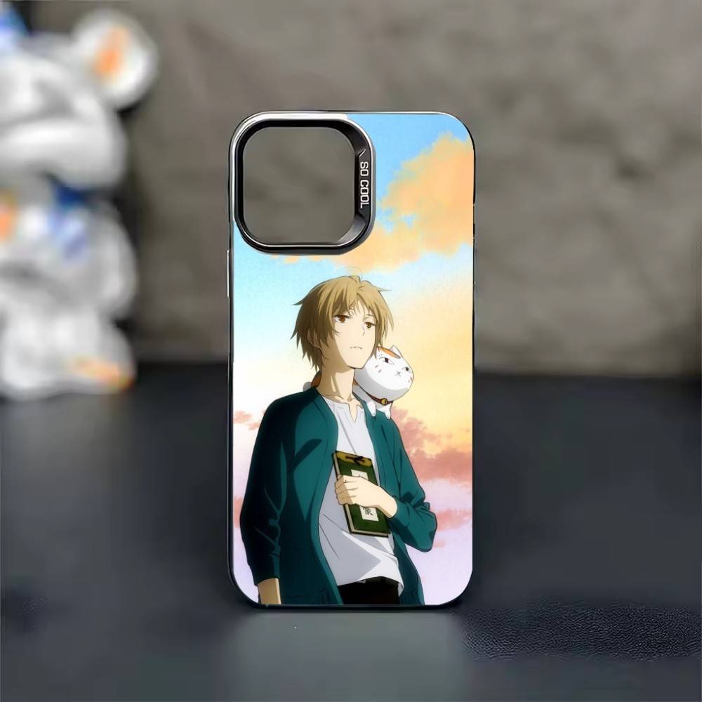 Anime S-Sensei N-Natsume Phone Case For iPhone 17,16,15,14,13,12,11,Pro Max,Plus Candy Silver Cover
