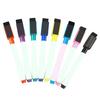 50Pcs Erasable Magnetic Drawing Dry Whiteboard Markers Eraser Pen Stationery