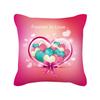 Peach Skin Pillowcase Valentine's Day Pillowcase Pink Heart-shaped Pillow Romantic Series Home Decoration Sofa Cushion Cover
