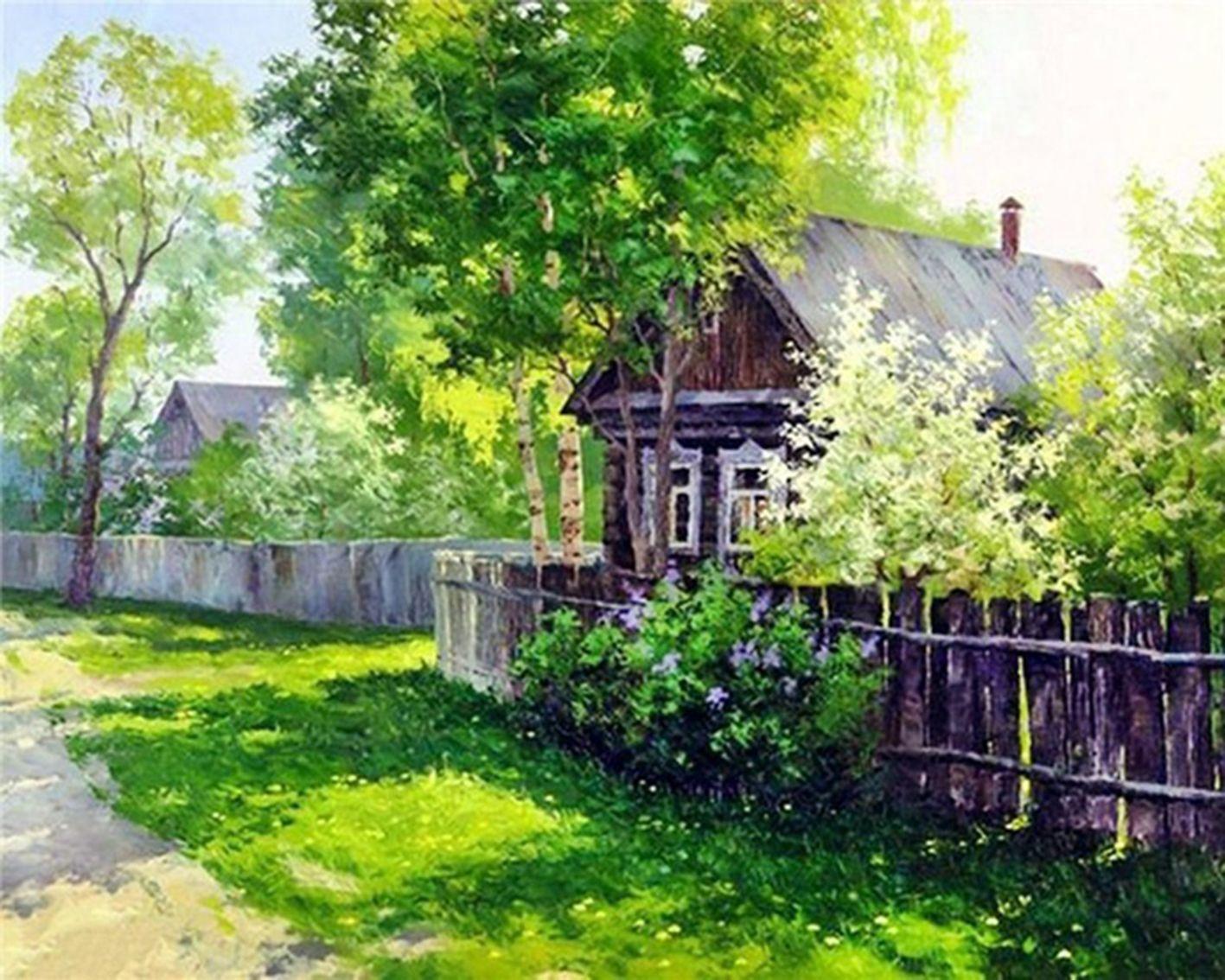 

5D Алмазная мозаика Круглая Алмазная картина «сделай сам» для взрослых Ручная работа Весенняя живописная картина Искусство Настенный декор Full Round 20x25CM