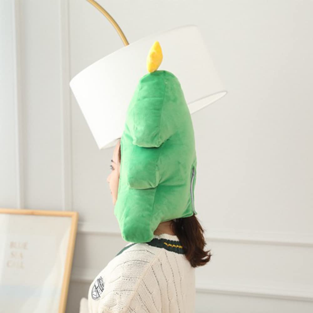 Vtipná čepice, Pokrývka hlavy, Cosplay rekvizita, Vánoce, Halloween, Nadýchaná kigurumi čepice, Plyšová hračka, Snadná proměna, Událost, Párty, Vtipná foto rekvizita