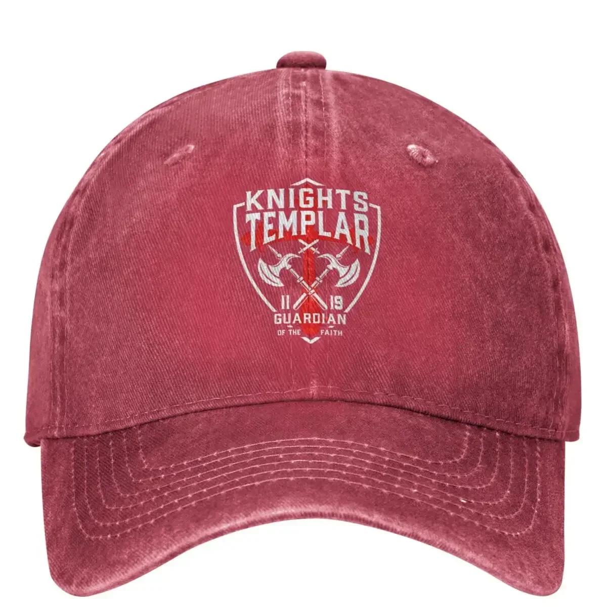

Бейсболка рыцарей-тамплиеров Guardian of The Faith Outdoor Sun y2k Cool Hip Hop Dad Hats Unisex Sun Protection Cap Gift Adjustable& 8Y