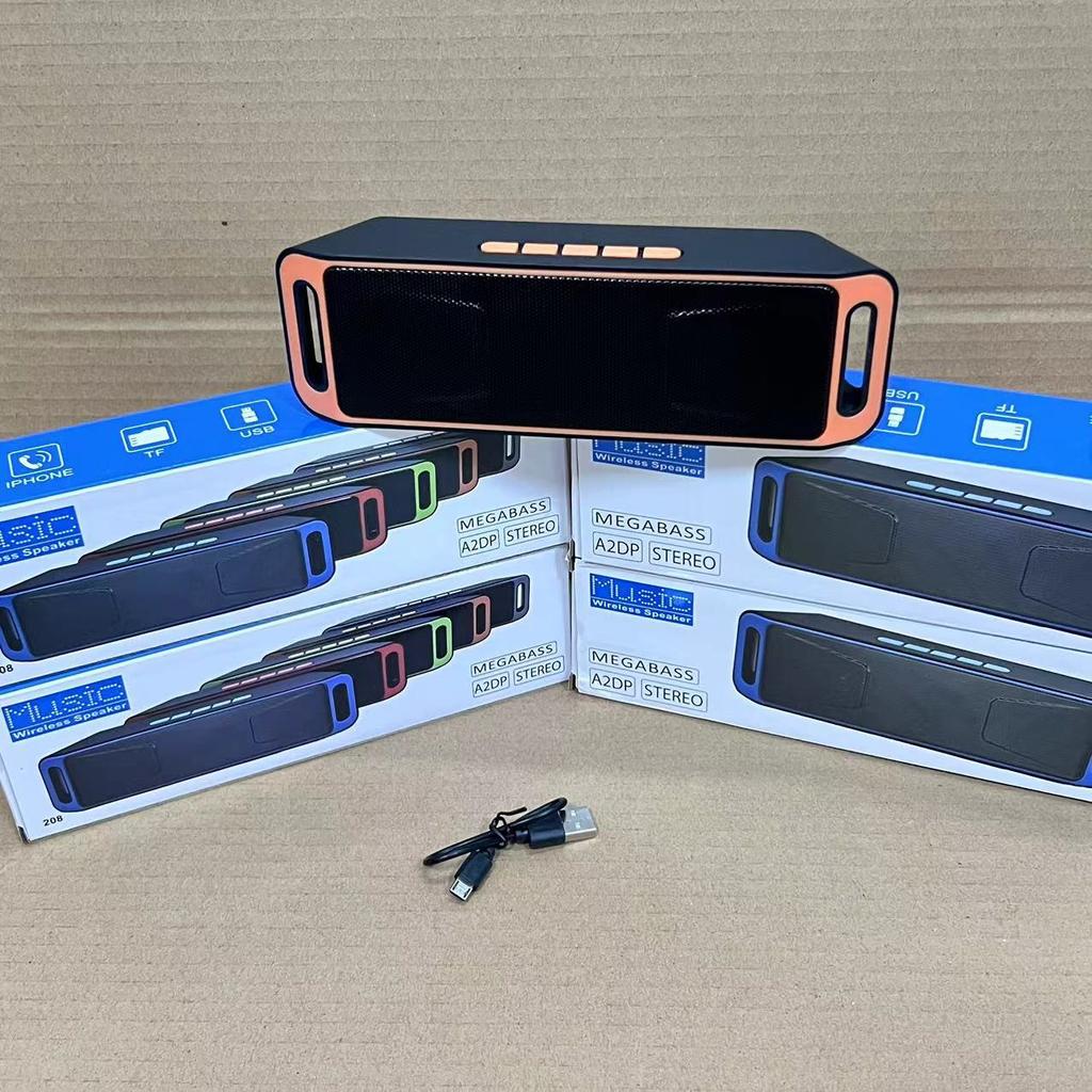 Portable Bluetooth Speaker Wireless Mini Speaker Amplifier Stereo Subwoofer Speaker TF/FM Radio USB Built-in Mic Dual Bass