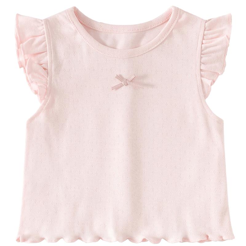 Banxidi Girls  Flutter Sleeve Summer Vest Top 100