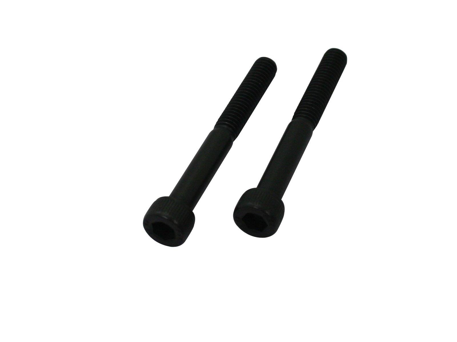 CF POSH 831640-050 Black SUS Cap Bolts M6X50 P1.0, 2 Pieces M6X50