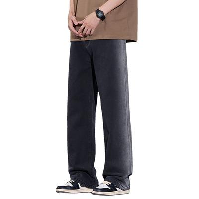 Jeans Herren Frühling und Herbst Gerades Lockeres Weitbein Amerikanische High Street Hose Herren