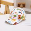Summer Children Snapback Hat Cartoon Baby Girls and Boys Visor Cap Outdoor Baby Baseball Cap Toddler Sun Hats for Kids
