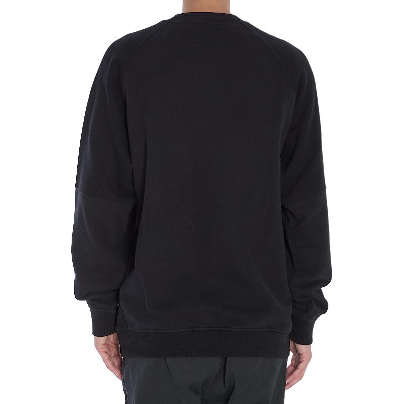 STONE ISLAND Compass Patch Logo Sweatshirt Black Men Tops 811560252-V0029