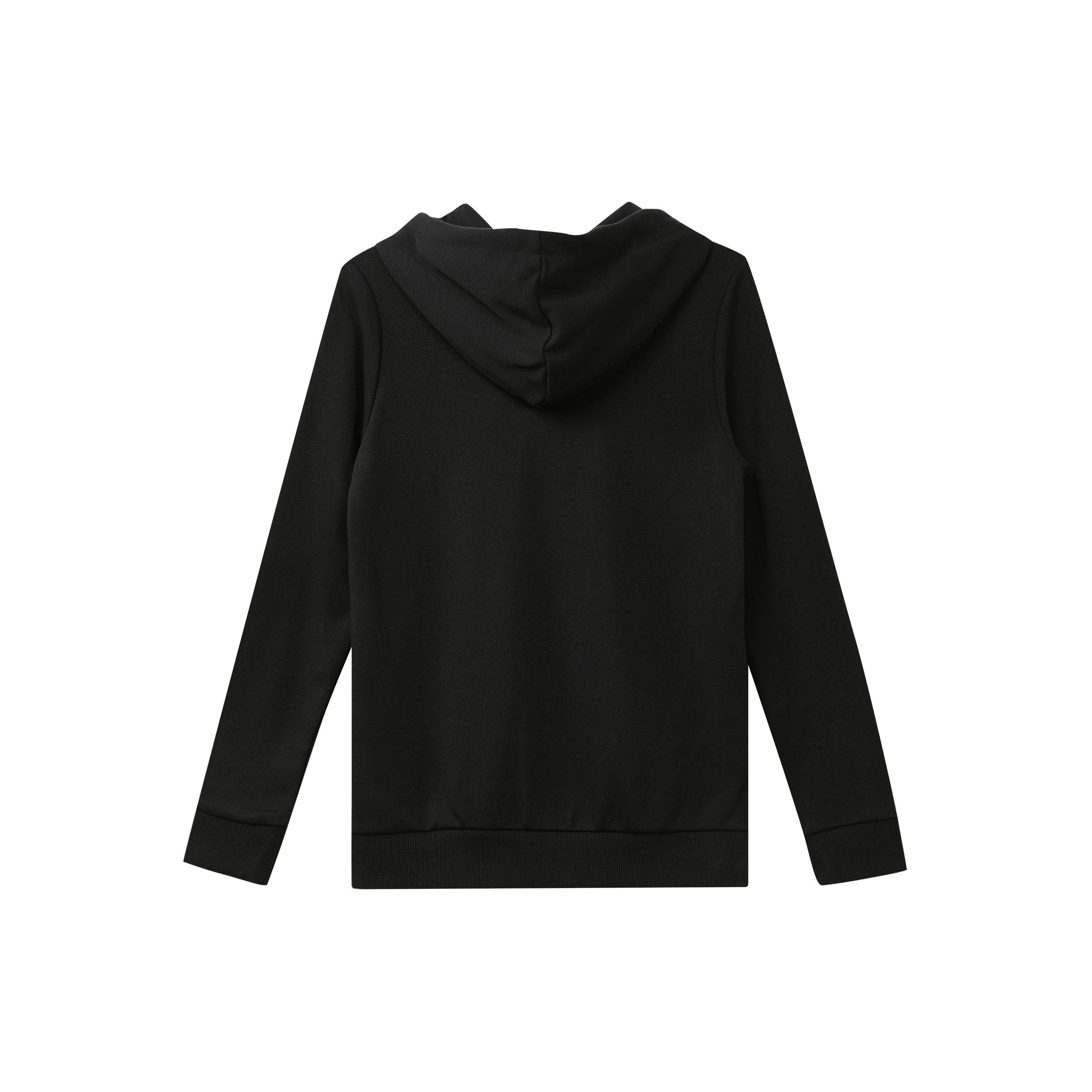 

Новая женская худи на молнии adidas Essentials с логотипом, черная GL0791 XS