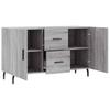 vidaXL Sideboard Grey Sonoma 100x36x60 Cm Wood-based Material