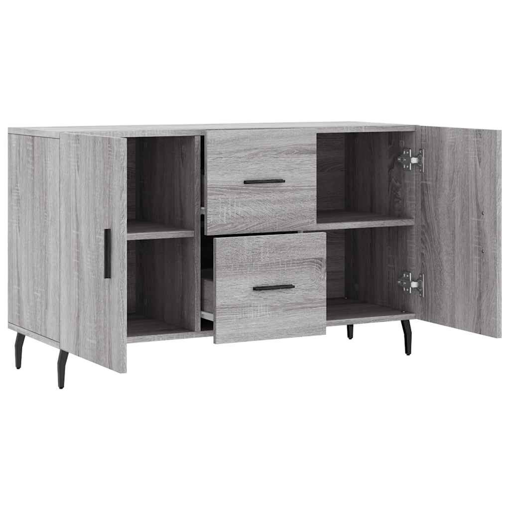 vidaXL Sideboard Grey Sonoma 100x36x60 Cm Wood-based Material