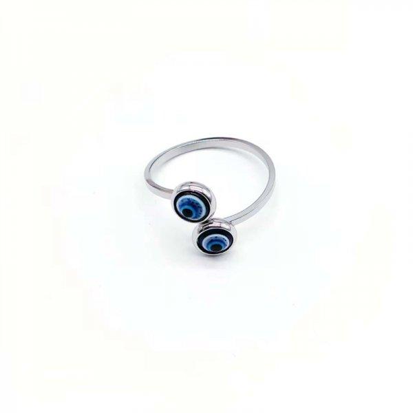 Punk Geometric Irregular Liquid Lava Waterdrop Shaped Open Rings For Women Vintage Silver Color Metal Rings Personality Jewelry