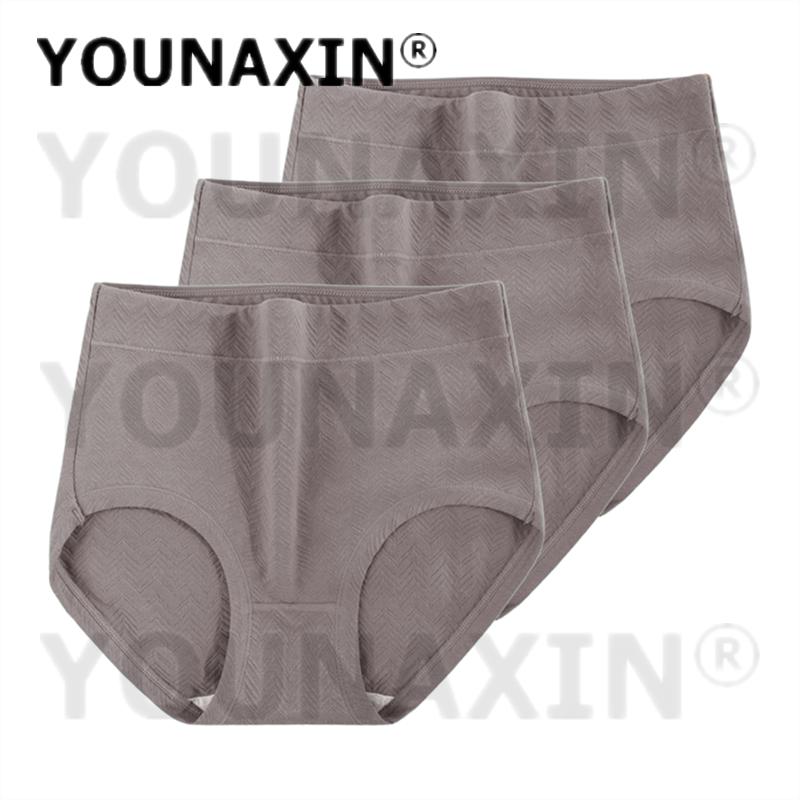 3 stykker truser i stor størrelse dameundertøy Høy midje undertøy bomull underbukser jenter store truser underbukser XL 2XL 3XL 4XL 5XL 6XL