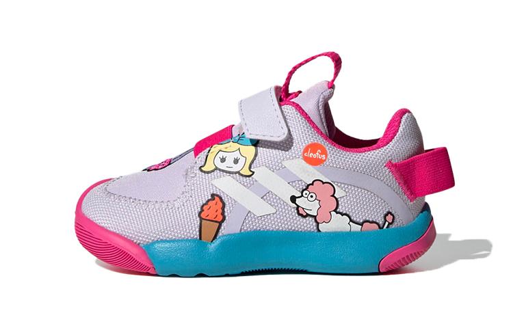

Cleofus x Adidas Activeplay I Graffiti Sports Slip Resistant Cushioning Breathable Low top Running Shoes Light Purple FW8395 26.5