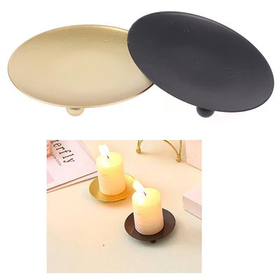 Iron Plate Candle Holder Candle Stand Candle Plate Candle Cup Home Decoration