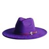 Classic Camel Suede Hat Wide Brim  New Fedora Hat Men Women Autumn Winter Felt Hats Classic Church Fedoras Chapeau Sombrer