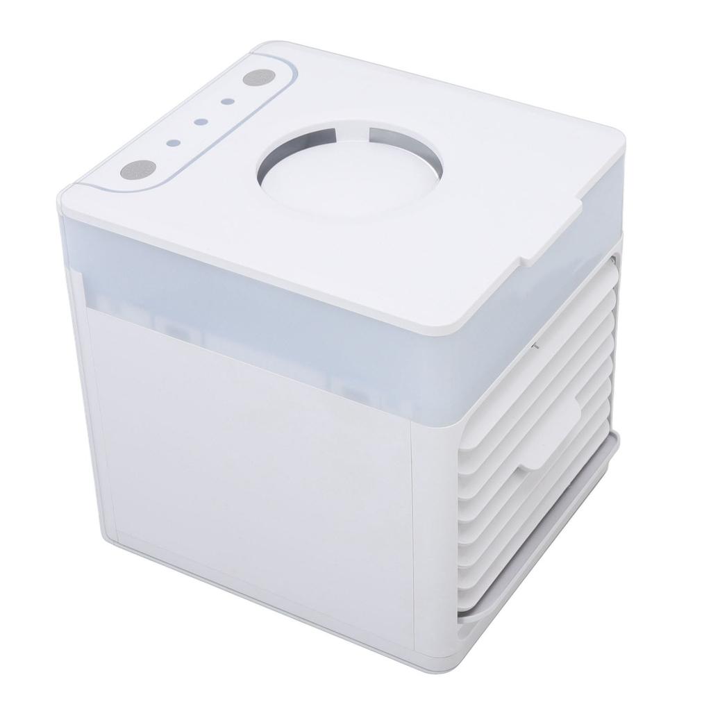 Mini Air Conditioner 500ML 3 Speeds Quiet Cooling Humidifying Purification Night Light Portable Air Conditioner