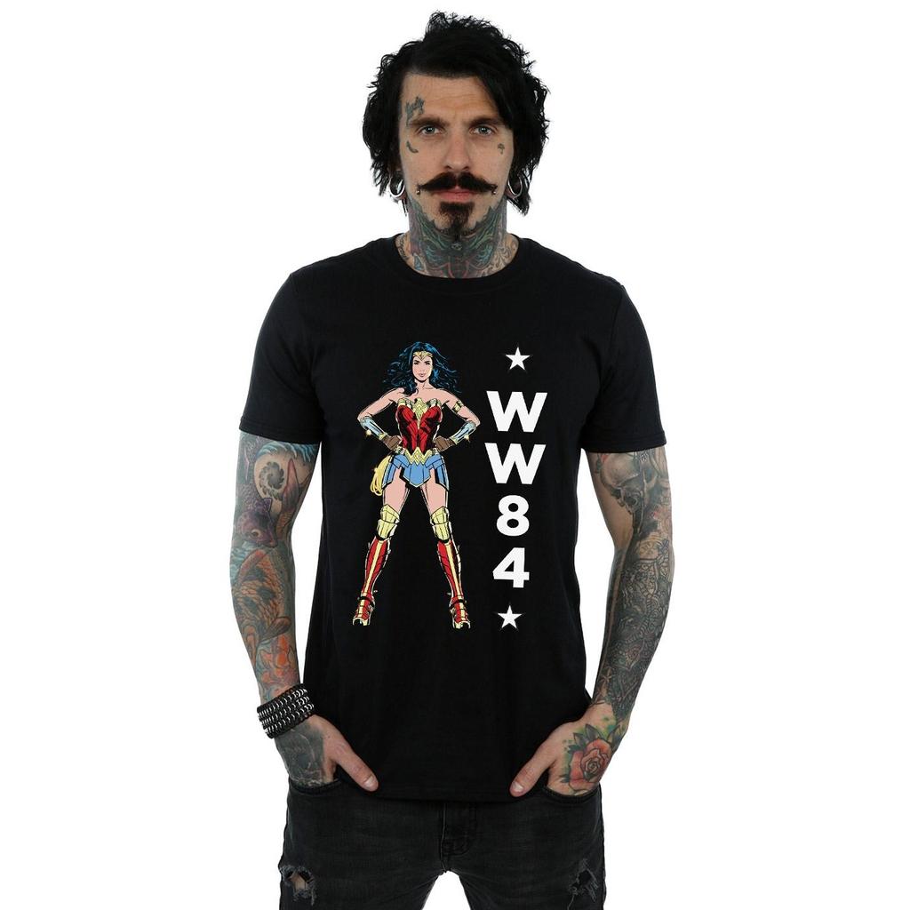 DC Comics Herren Wonder Woman 84 Standing Logo T-Shirt
