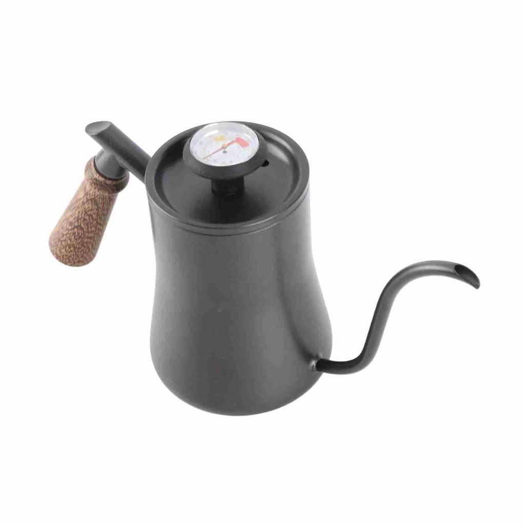 550ml Gooseneck Coffee Kettle Pour Over Coffee Maker with Thermometer Filter