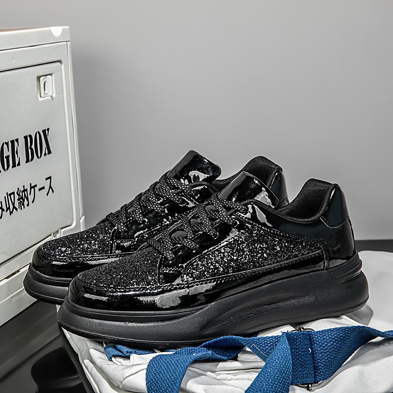 Herrenschuhe neue erhöhte Plattform Student weiße Schuhe trendige Sportarten rutschfest wasserdicht Board Schuhe vielseitige Paarschuhe