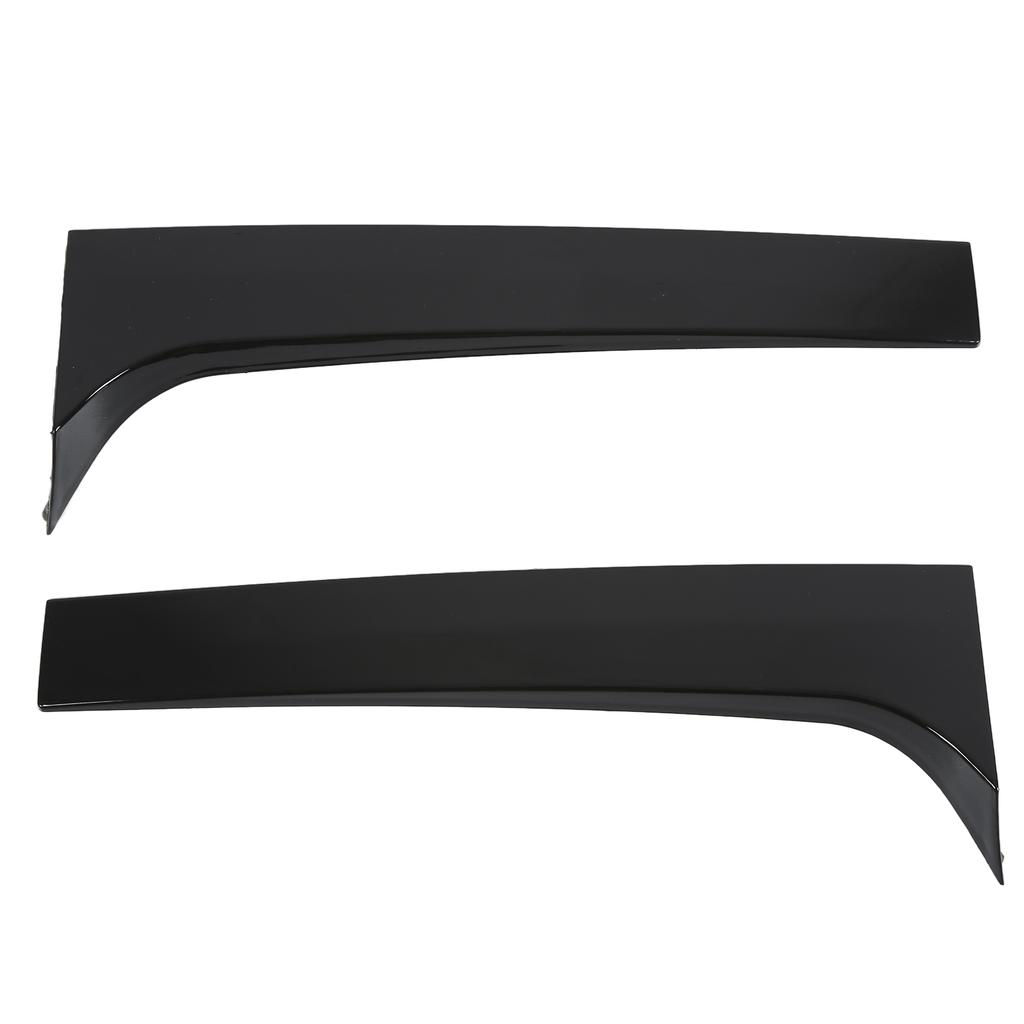 Pair Car Rear Window Side Wing Glossy Black Replacement for Mercedes Benz GLK Class X204 2009‑2015