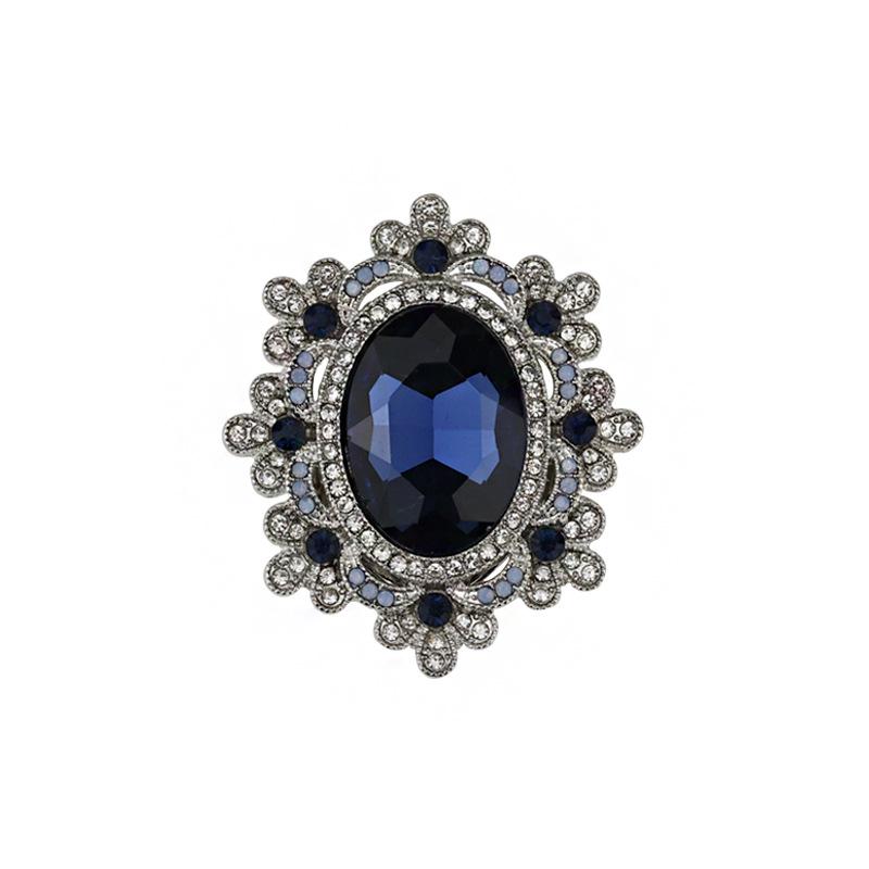 Exquisite Retro Flower Brooch & Scarf Buckle for Women