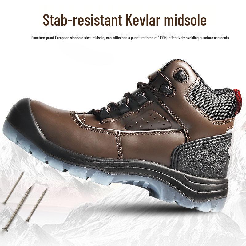 Anzheyi Safety Jogger MARS Insulated Electrician Shoes - Anti-Smash, Anti-Puncture, 18KV Protection