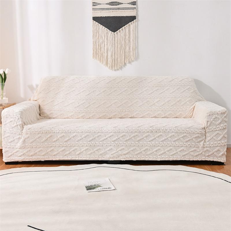 Thick Jacquard Elastic Sofa Cover Slipcover Stretch Armchair Cover L Shape Corner Sofa Slipcover for Living Room