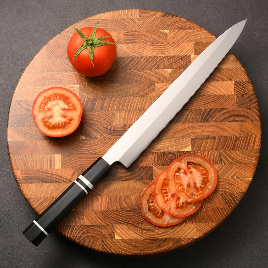 10.6-Inch Traditional Japan Yanagiba Sashimi Knife with Slip-resistant G10 Handle
