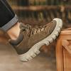 Men's Hiking Boots Waterproof Snow Boots Leather Sneakers Male Outdoor Sports Shoes Size 39-45