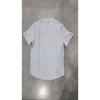 Mens American Retro Textured Henley Short Sleeve Casual Loose Vacation Commuter T Shirt