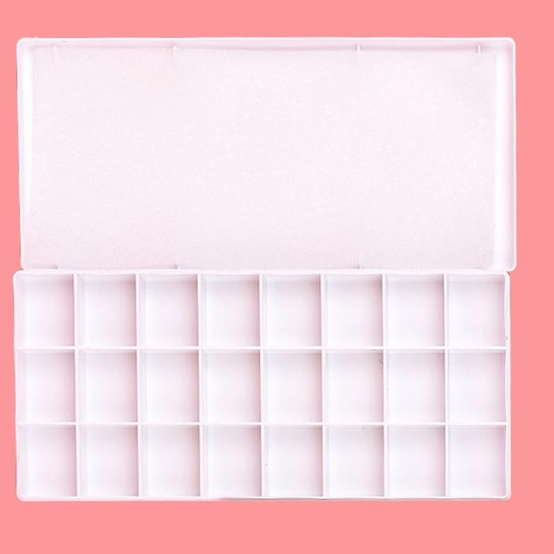 Aquarellfarben Palette Box 24 Vertiefungen 36 Vertiefungen Reisefarbkasten Farbmischpalette mit auslaufsicherem Deckel für Künstler Studenten