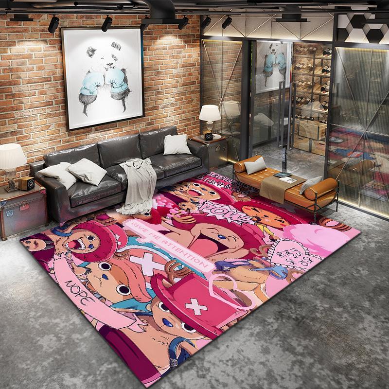 One Piece Tony Tony Chopper Carpet Rug For Living Room Bedroom Home Sofa Decoration,kids Play Nonslip Floor Mat