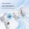 2026 Handheld USB Fan: Portable, 100-Speed, Strong Wind, Ice Pack, Digital Display