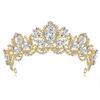 Sparkling Shiny Baroque Crown Dazzling Rhinestone Crown  Coming-of-age Ceremony
